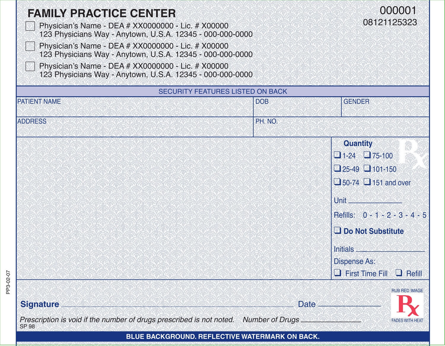 Prescription Pads Prescription Pads